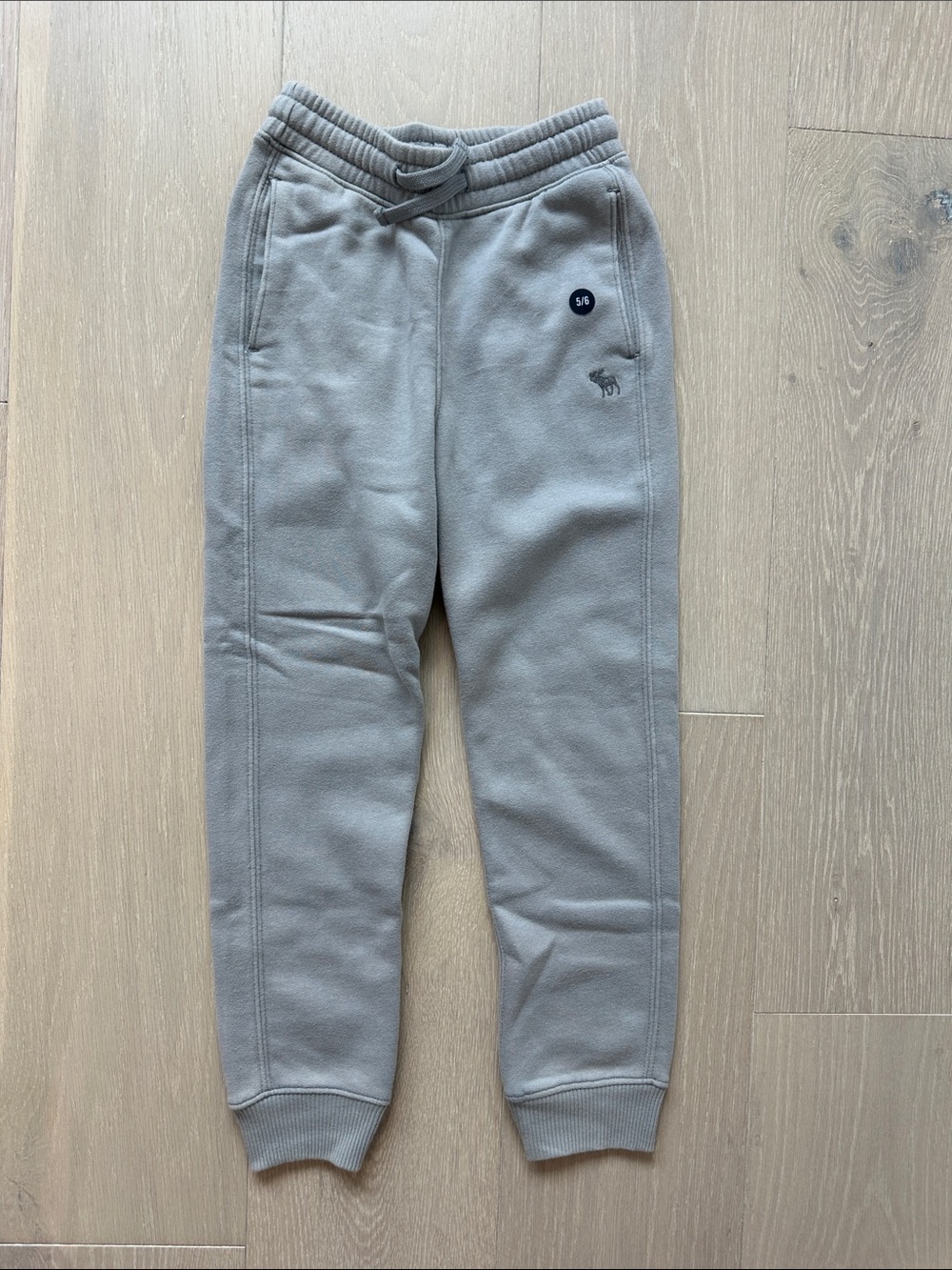 Abercrombie & Fitch Kids Gray Fleece Joggers